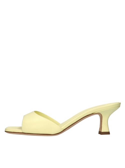 Mules in pelle 3JUIN | LEA 055 KOI PLUMETTECITRINE